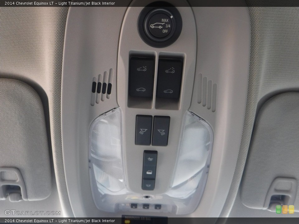 Light Titanium/Jet Black Interior Controls for the 2014 Chevrolet Equinox LT #141272823