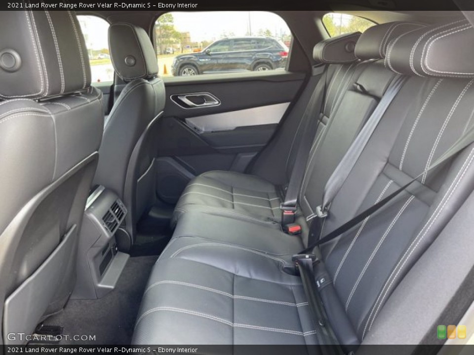 Ebony Interior Rear Seat for the 2021 Land Rover Range Rover Velar R-Dynamic S #141273438