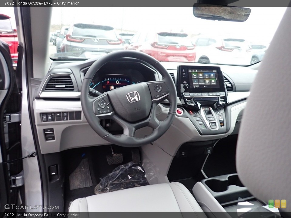 Gray Interior Dashboard for the 2022 Honda Odyssey EX-L #141273771