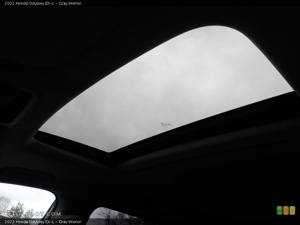Gray Interior Sunroof for the 2022 Honda Odyssey EX-L #141273846