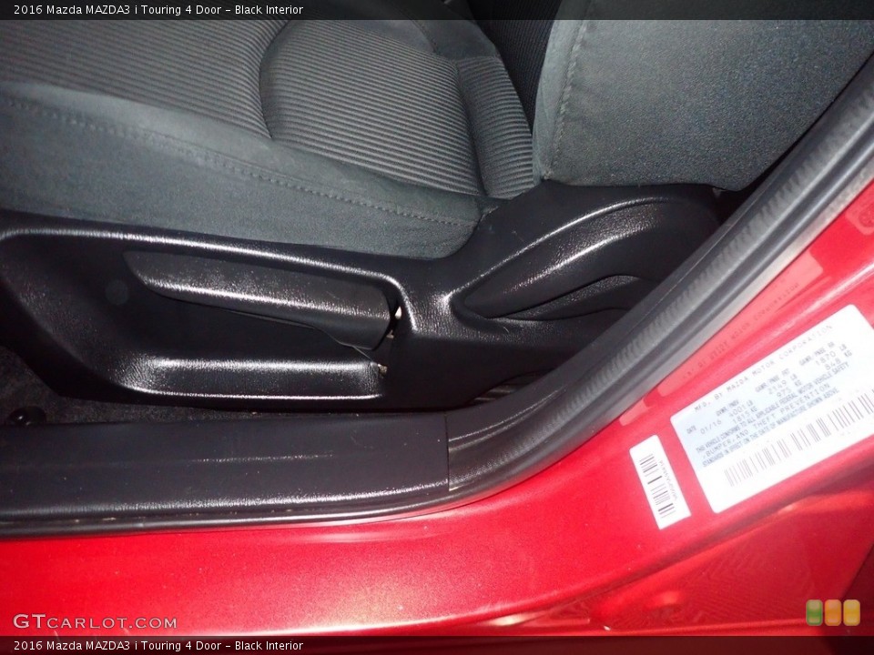 Black Interior Front Seat for the 2016 Mazda MAZDA3 i Touring 4 Door #141274677