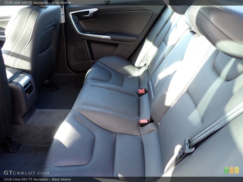 Black Interior Rear Seat for the 2018 Volvo S60 T5 Inscription #141275954