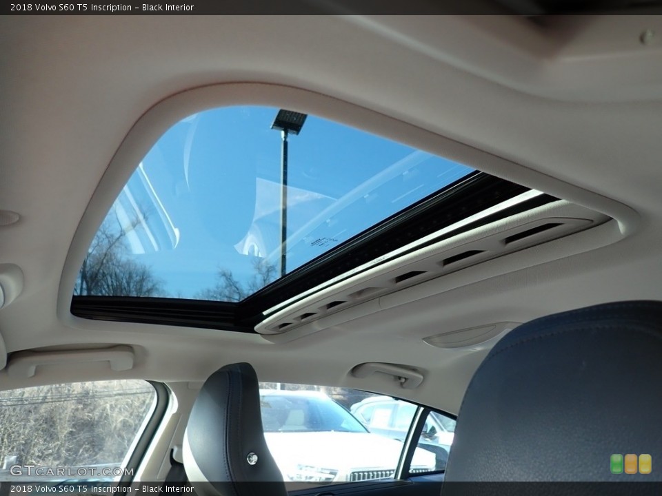 Black Interior Sunroof for the 2018 Volvo S60 T5 Inscription #141276075