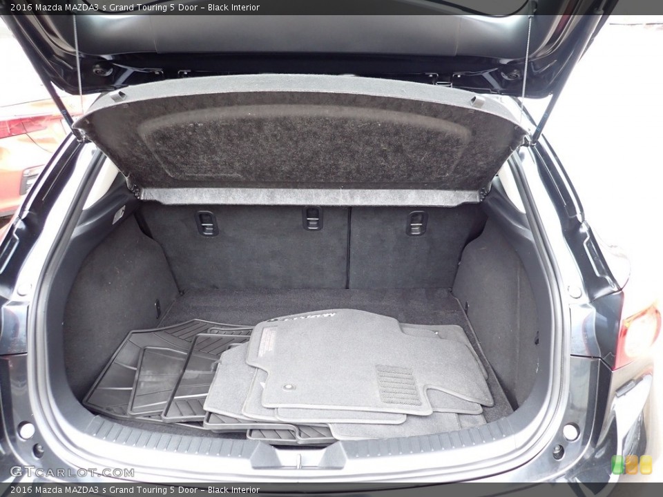 Black Interior Trunk for the 2016 Mazda MAZDA3 s Grand Touring 5 Door #141279408