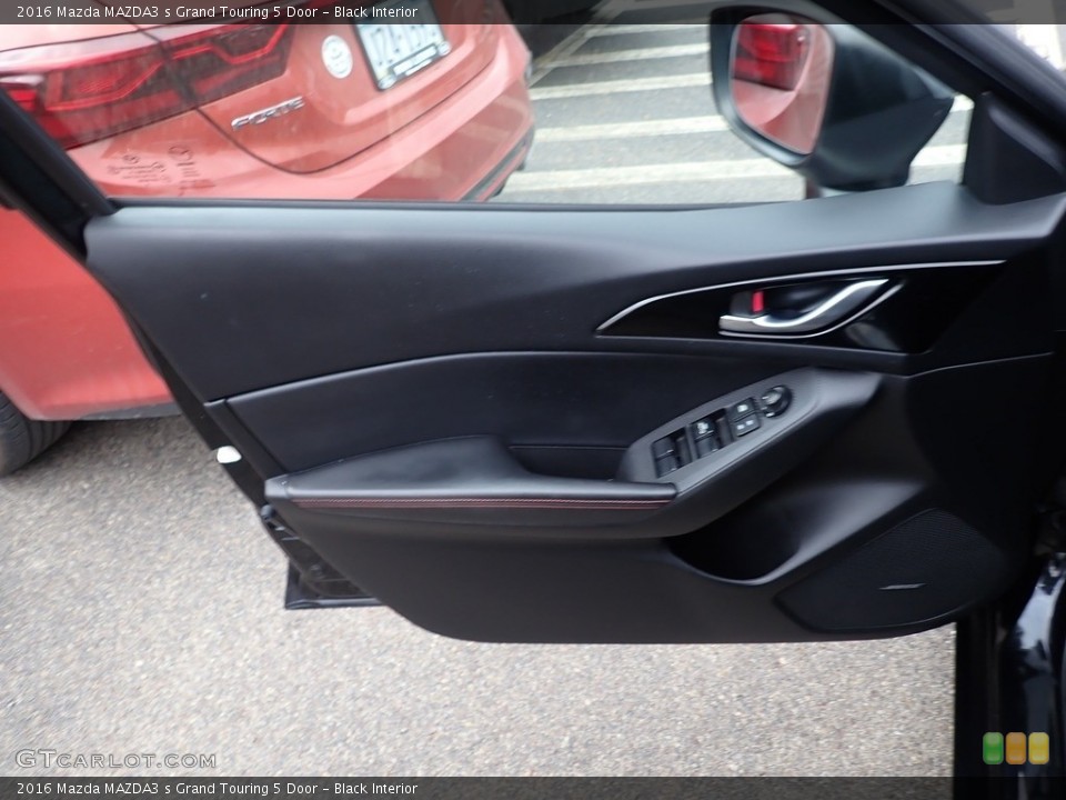 Black Interior Door Panel for the 2016 Mazda MAZDA3 s Grand Touring 5 Door #141279549