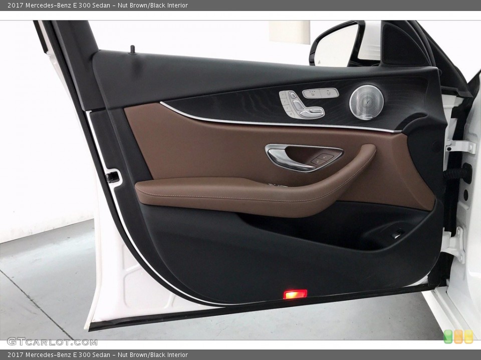 Nut Brown/Black Interior Door Panel for the 2017 Mercedes-Benz E 300 Sedan #141279585