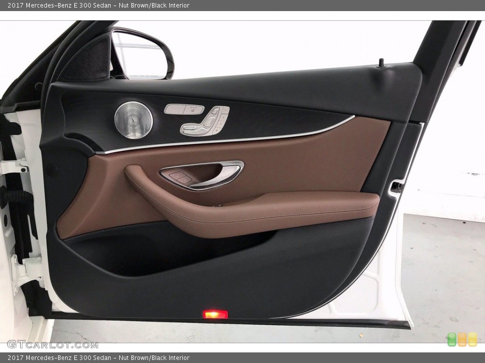 Nut Brown/Black Interior Door Panel for the 2017 Mercedes-Benz E 300 Sedan #141279612