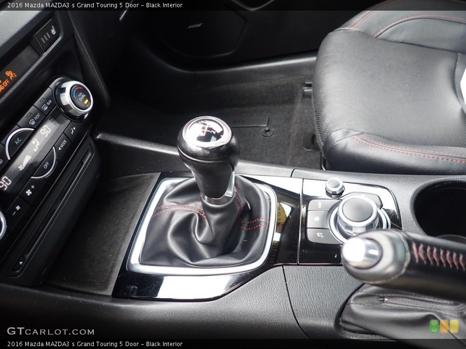 Black Interior Transmission for the 2016 Mazda MAZDA3 s Grand Touring 5 Door #141279660