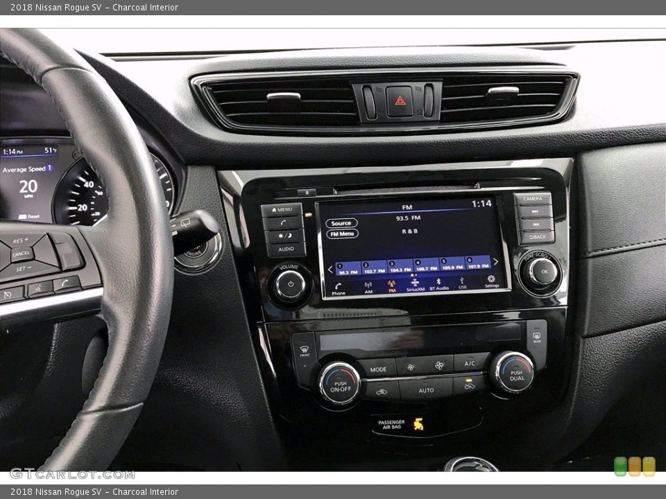 Charcoal Interior Controls for the 2018 Nissan Rogue SV #141281136