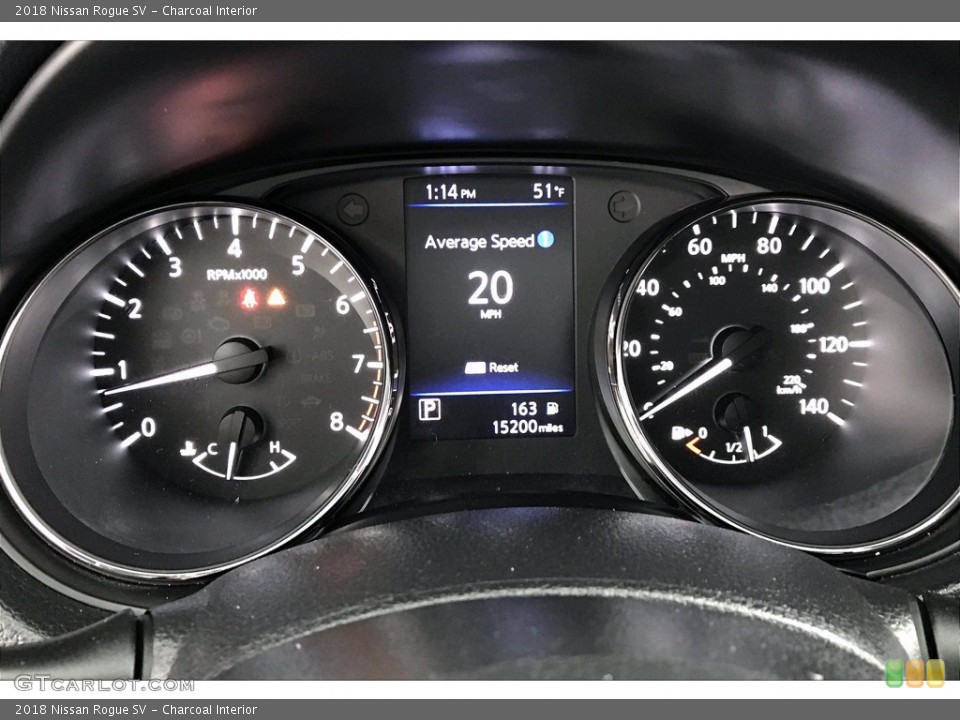 Charcoal Interior Gauges for the 2018 Nissan Rogue SV #141281634