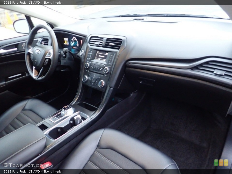 Ebony Interior Dashboard for the 2018 Ford Fusion SE AWD #141284295