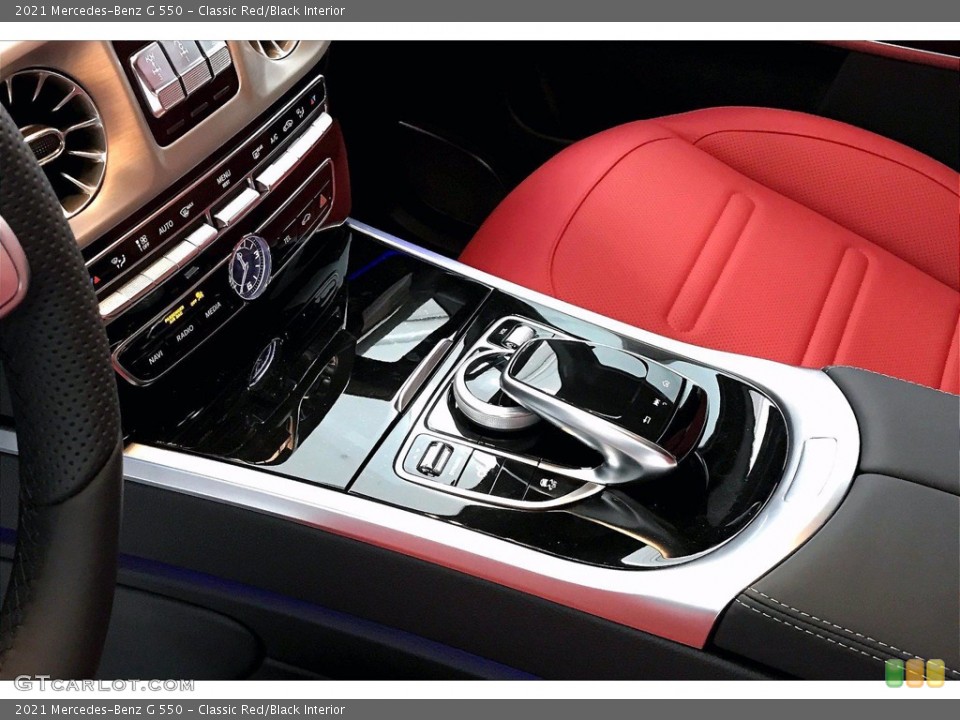 Classic Red/Black Interior Controls for the 2021 Mercedes-Benz G 550 #141284733
