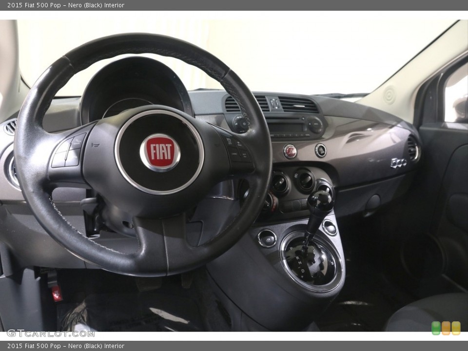 Nero (Black) Interior Dashboard for the 2015 Fiat 500 Pop #141284883