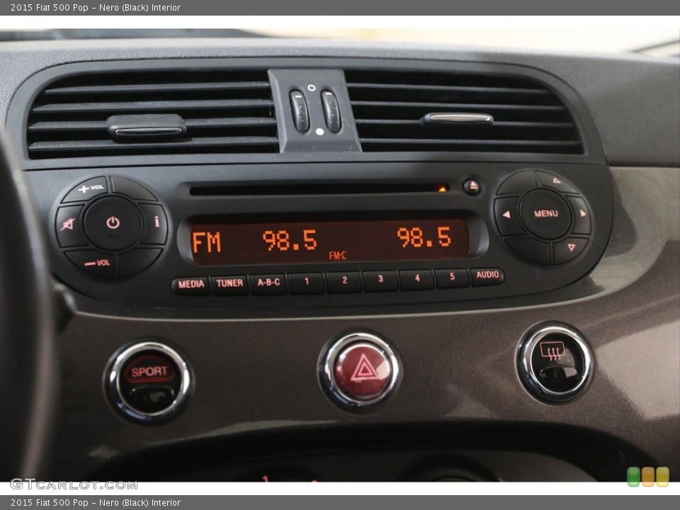 Nero (Black) Interior Audio System for the 2015 Fiat 500 Pop #141284940