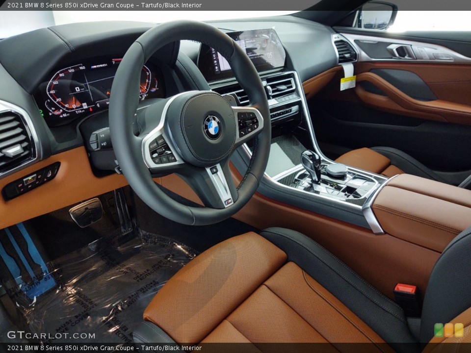 Tartufo/Black 2021 BMW 8 Series Interiors