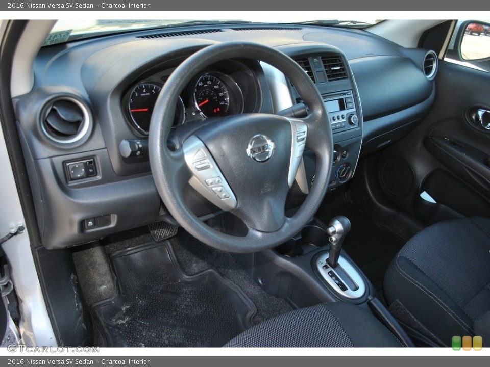 Charcoal Interior Photo for the 2016 Nissan Versa SV Sedan #141293437