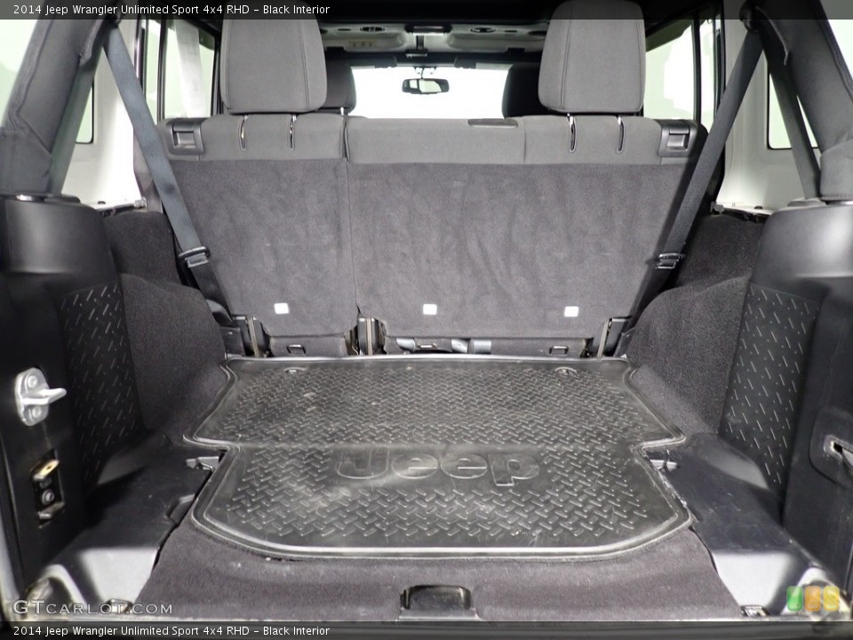 Black Interior Trunk for the 2014 Jeep Wrangler Unlimited Sport 4x4 RHD #141293734