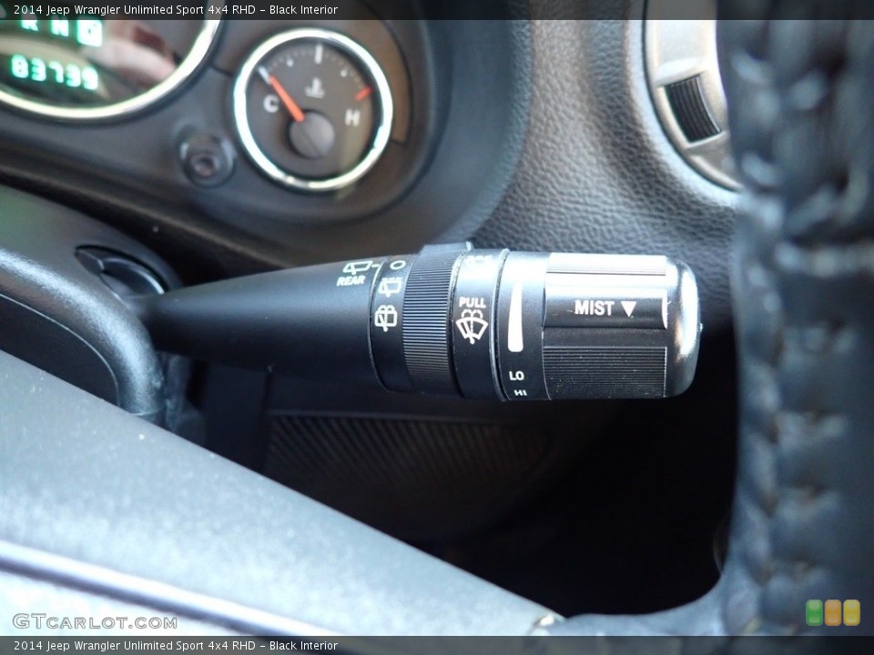 Black Interior Controls for the 2014 Jeep Wrangler Unlimited Sport 4x4 RHD #141293965