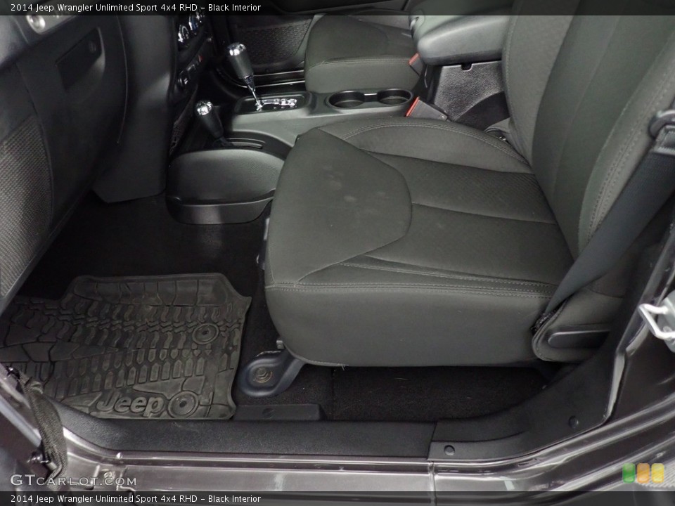 Black Interior Front Seat for the 2014 Jeep Wrangler Unlimited Sport 4x4 RHD #141294055