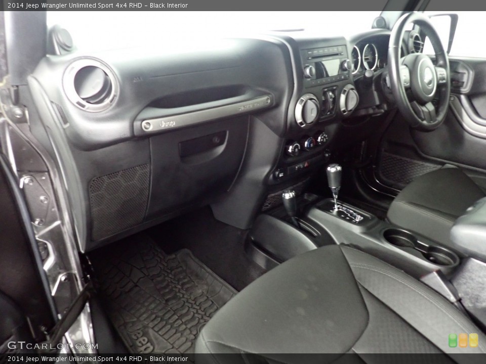 Black Interior Photo for the 2014 Jeep Wrangler Unlimited Sport 4x4 RHD #141294073