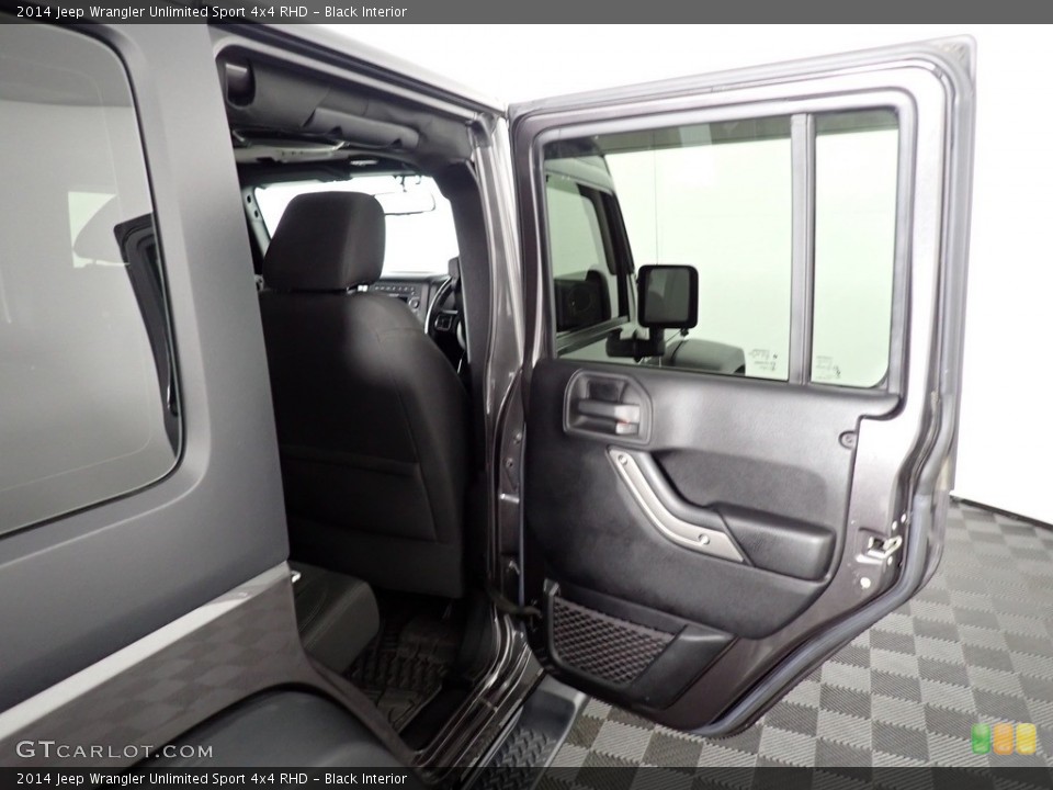 Black Interior Door Panel for the 2014 Jeep Wrangler Unlimited Sport 4x4 RHD #141294172