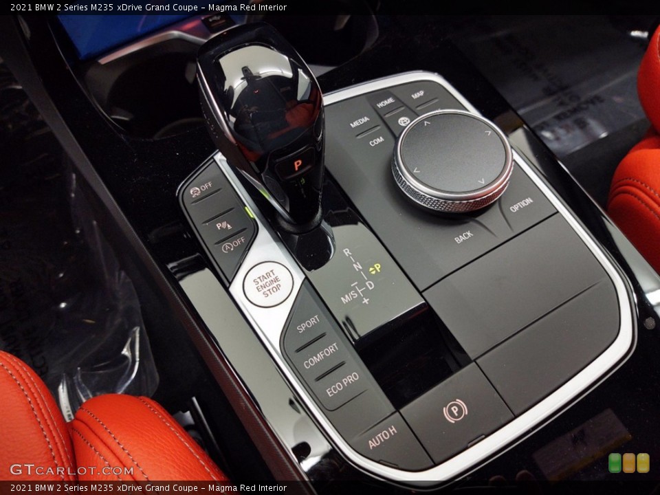 Magma Red Interior Transmission for the 2021 BMW 2 Series M235 xDrive Grand Coupe #141296914