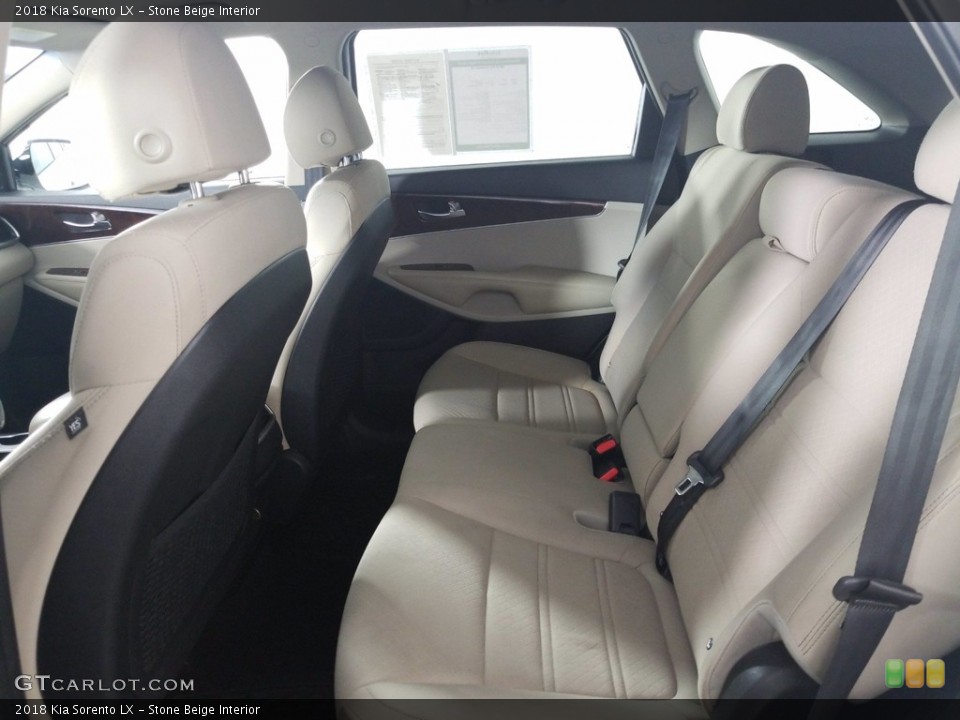 Stone Beige Interior Rear Seat for the 2018 Kia Sorento LX #141297370