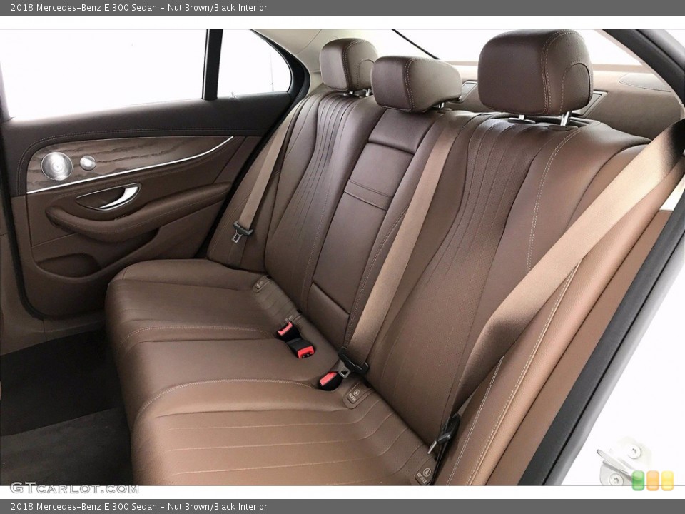 Nut Brown/Black Interior Rear Seat for the 2018 Mercedes-Benz E 300 Sedan #141300039
