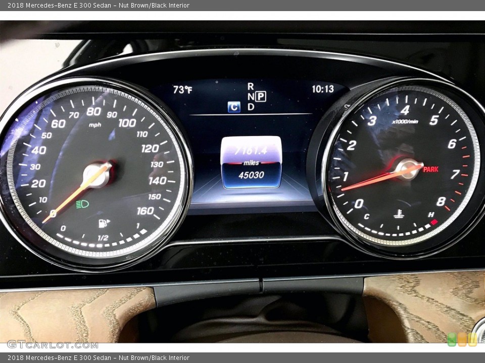 Nut Brown/Black Interior Gauges for the 2018 Mercedes-Benz E 300 Sedan #141300120