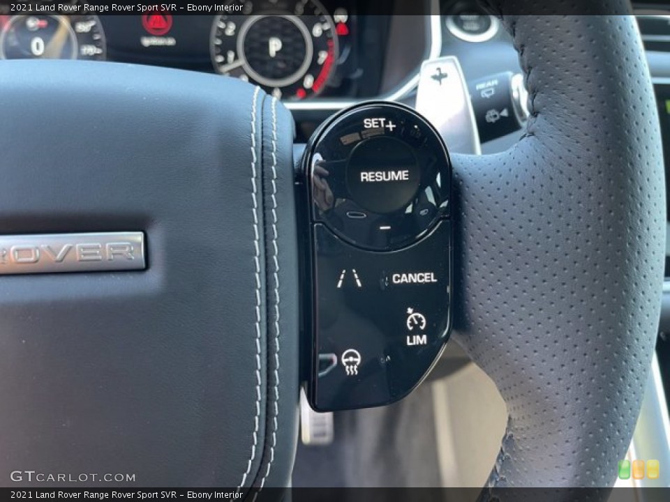 Ebony Interior Steering Wheel for the 2021 Land Rover Range Rover Sport SVR #141300231