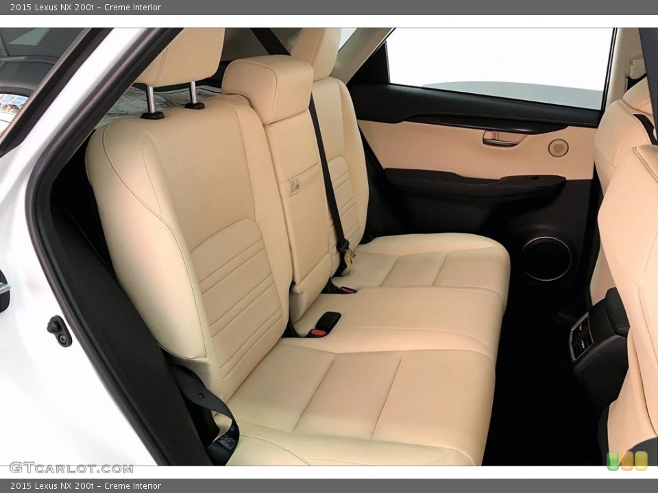 Creme Interior Rear Seat for the 2015 Lexus NX 200t #141301032