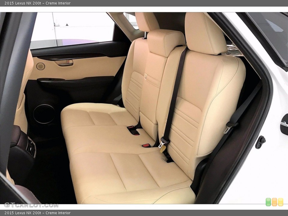 Creme Interior Rear Seat for the 2015 Lexus NX 200t #141301056
