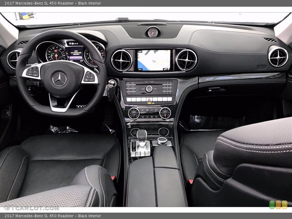 Black Interior Dashboard for the 2017 Mercedes-Benz SL 450 Roadster #141303570