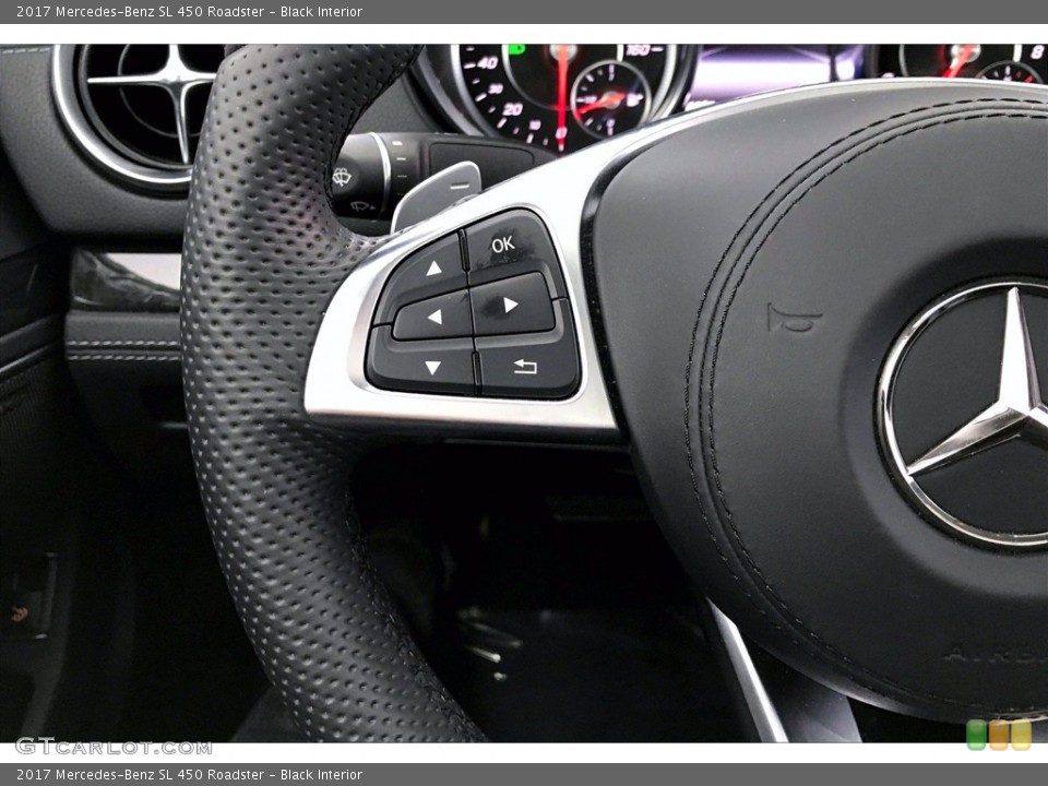 Black Interior Controls for the 2017 Mercedes-Benz SL 450 Roadster #141303660