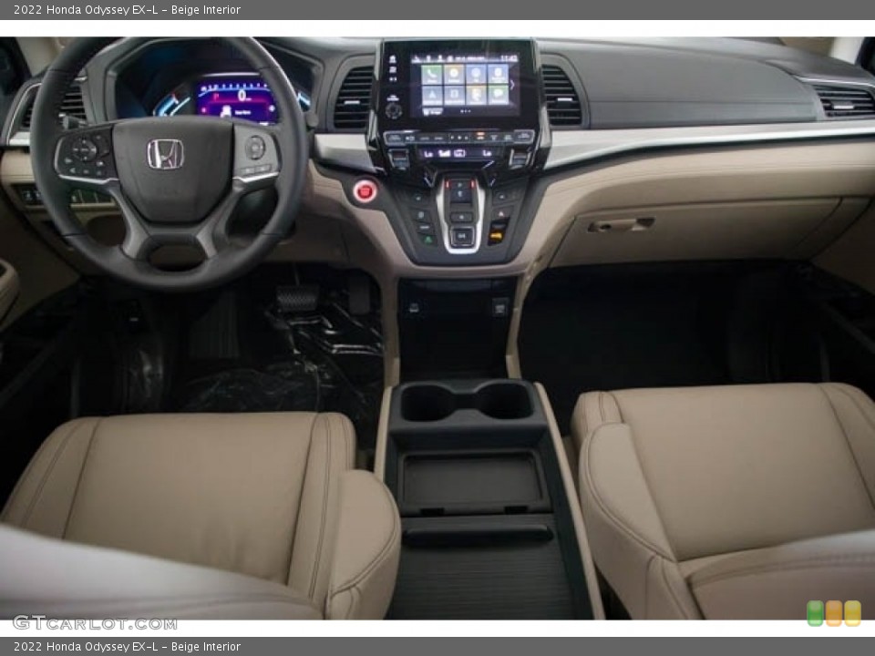 Beige Interior Photo for the 2022 Honda Odyssey EX-L #141303663
