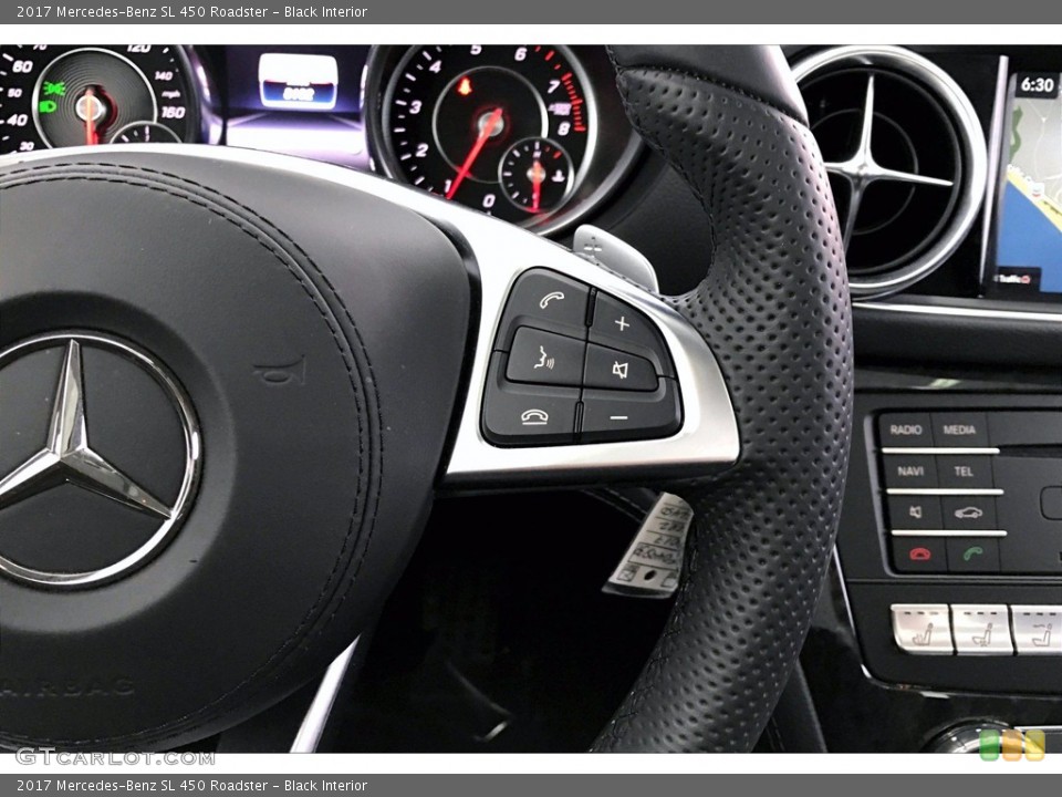 Black Interior Controls for the 2017 Mercedes-Benz SL 450 Roadster #141303687