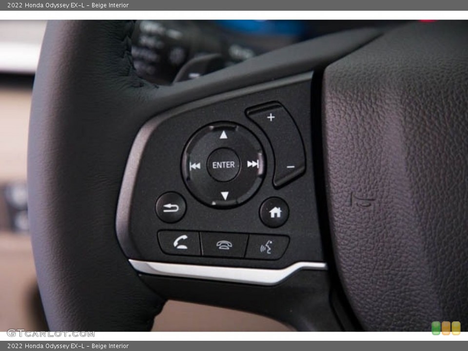 Beige Interior Steering Wheel for the 2022 Honda Odyssey EX-L #141303720
