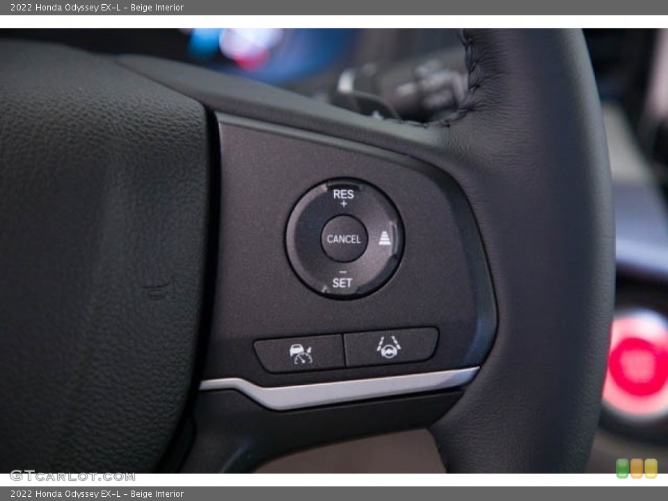 Beige Interior Steering Wheel for the 2022 Honda Odyssey EX-L #141303741