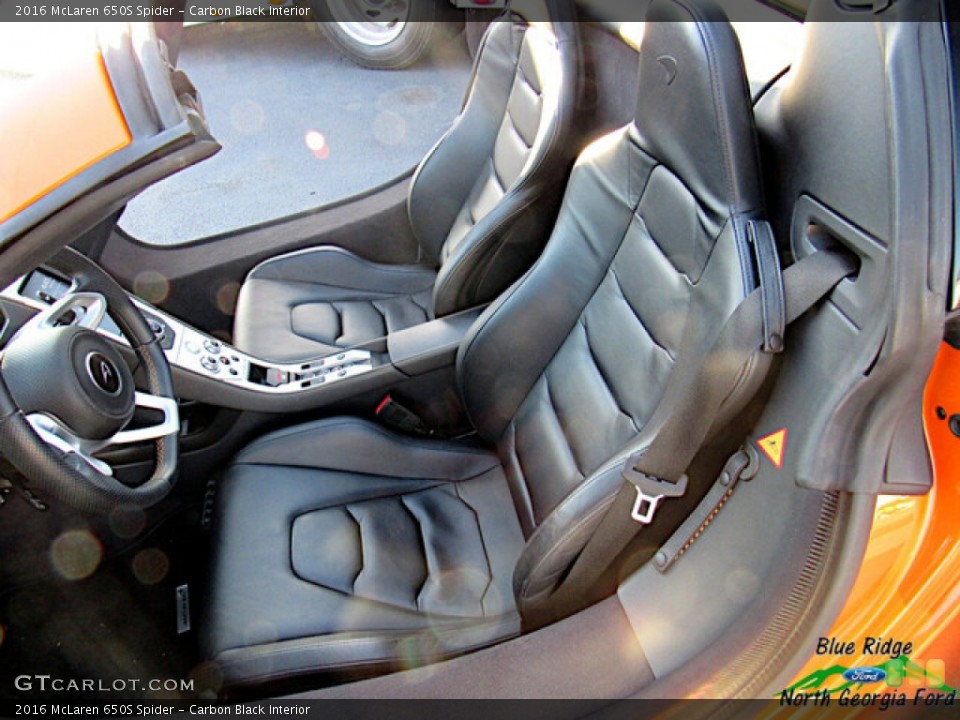 Carbon Black Interior Photo for the 2016 McLaren 650S Spider #141305756