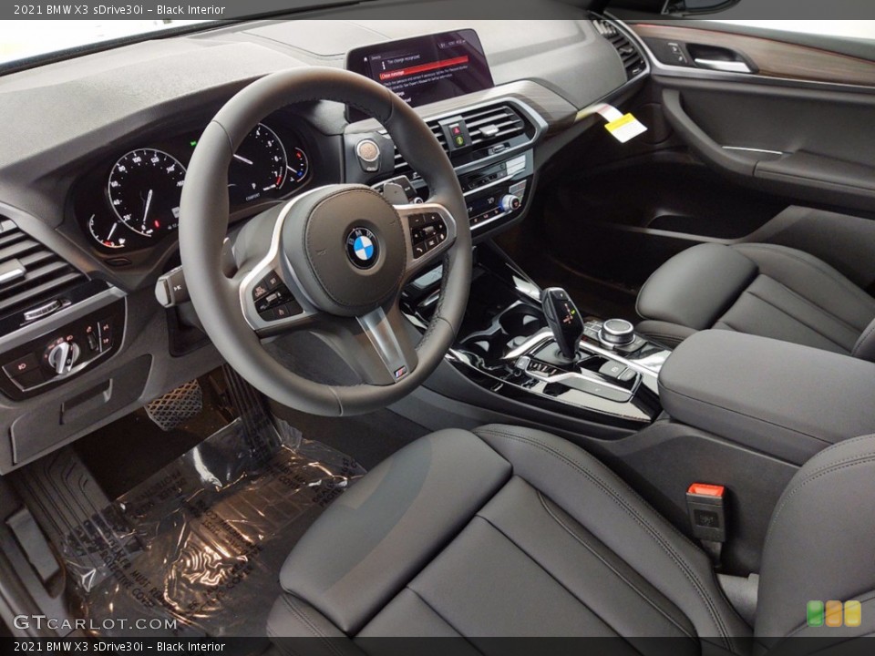 Black Interior Photo for the 2021 BMW X3 sDrive30i #141306864