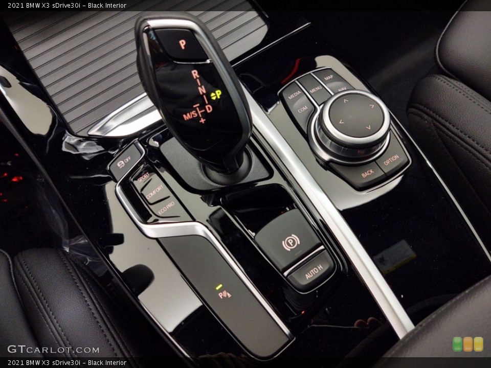 Black Interior Transmission for the 2021 BMW X3 sDrive30i #141307146