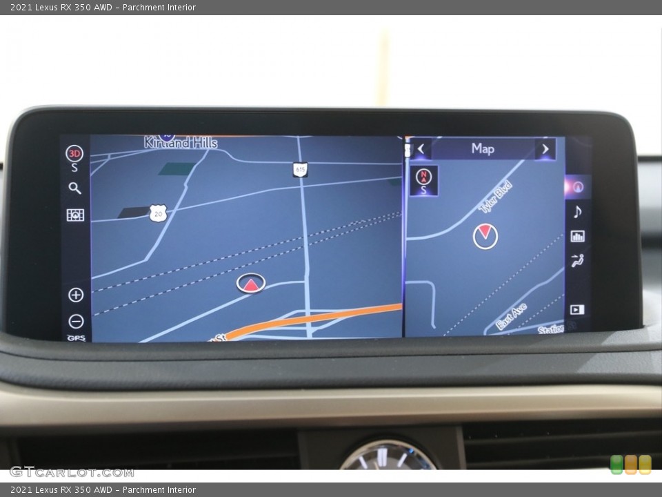 Parchment Interior Navigation for the 2021 Lexus RX 350 AWD #141307320