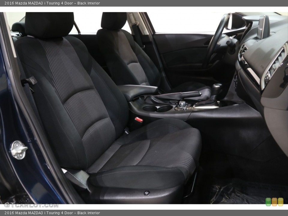 Black Interior Front Seat for the 2016 Mazda MAZDA3 i Touring 4 Door #141307356