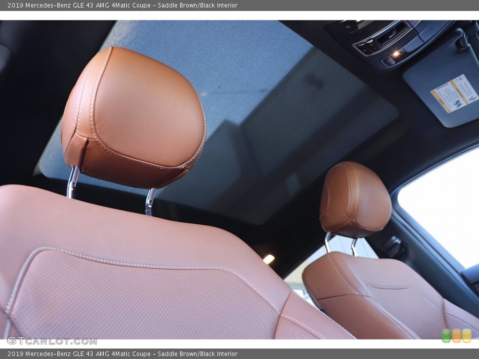 Saddle Brown/Black Interior Front Seat for the 2019 Mercedes-Benz GLE 43 AMG 4Matic Coupe #141309600