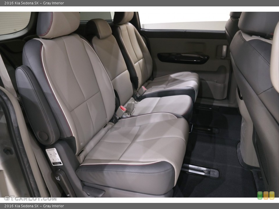 Gray Interior Rear Seat for the 2016 Kia Sedona SX #141311415