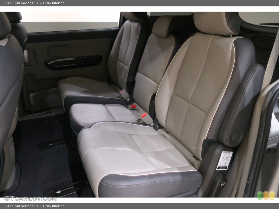 Gray Interior Rear Seat for the 2016 Kia Sedona SX #141311436