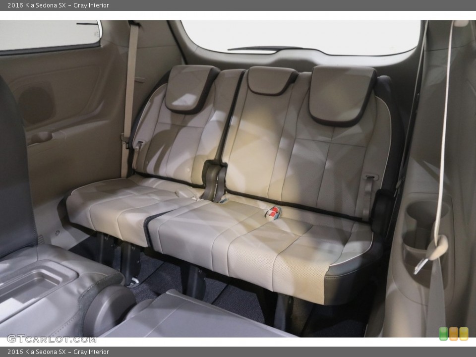 Gray Interior Rear Seat for the 2016 Kia Sedona SX #141311490