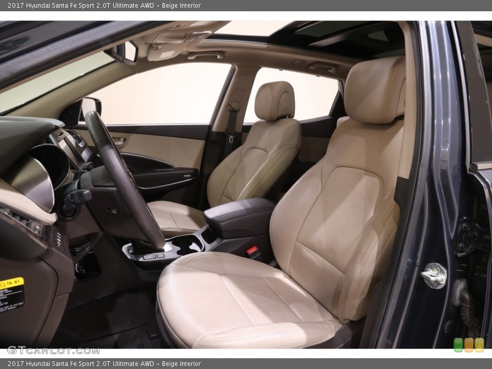 Beige Interior Front Seat for the 2017 Hyundai Santa Fe Sport 2.0T Ulitimate AWD #141314142
