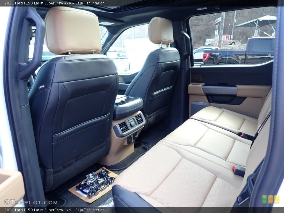 Baja Tan Interior Rear Seat for the 2021 Ford F150 Lariat SuperCrew 4x4 #141314901