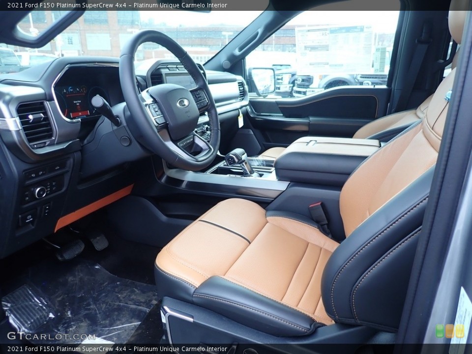 Platinum Unique Carmelo Interior Photo for the 2021 Ford F150 Platinum SuperCrew 4x4 #141315760